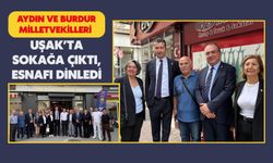 Aydın ve Burdur Milletvekilleri Uşak’ta Sokağa Çıktı, Esnafı Dinledi