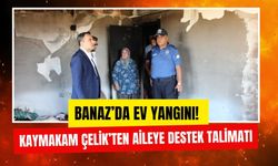 Banaz’da Ev Yangını! Kaymakam Çelik’ten Aileye Destek Talimatı