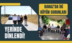 Banaz’da İki Köyün Sorunları Yerinde Dinlendi! Kaymakam Çelik Köylülerle Buluştu