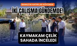 Banaz’ın Hatıplar Köyünde İki Çalışma Gündemde! Kaymakam Çelik Sahada İnceledi