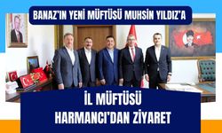 Banaz’ın Yeni Müftüsü Muhsin Yıldız’a İl Müftüsü Harmancı’dan Ziyaret