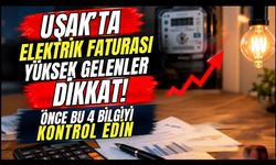 Uşak’ta Elektrik Faturası Yüksek Gelenler Dikkat! Önce Bu 4 Bilgiyi Kontrol Edin