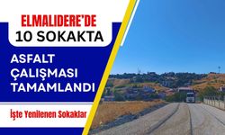 Elmalıdere’de 10 Sokakta Asfalt Çalışması Tamamlandı: İşte Yenilenen Sokaklar