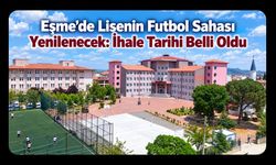 Eşme’de Lisenin Futbol Sahası Yenilenecek