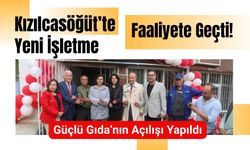 Kızılcasöğüt’te Yeni İşletme Faaliyete Geçti! Güçlü Gıda’nın Açılışı Yapıldı