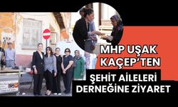 MHP Uşak KAÇEP’ten Şehit Aileleri Derneğine Ziyaret