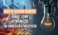 Uşak’ta Elektrik Kesintisi Banaz, Eşme ve Merkezde Bu Adresleri Etkileyecek