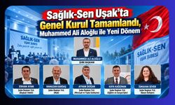 Sağlık-Sen Uşak’ta Genel Kurul Tamamlandı, Muhammed Ali Aloğlu ile Yeni Dönem