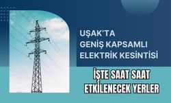 Uşak’ta Geniş Kapsamlı Elektrik Kesintisi, İşte Saat Saat Etkilenecek Yerler