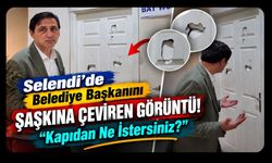 Selendi’de Belediye Başkanını Şaşkına Çeviren Görüntü! “Kapıdan Ne İstersiniz?”