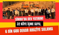 Simav’da Dev Yatırım! 32 Köye İçme Suyu, 6 Bin 600 Dekar Araziye Sulama