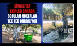Sivaslı’da Ekipler Sahada: Bozulan Noktalar Tek Tek Onarılıyor