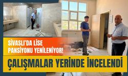 Sivaslı’da Lise Pansiyonu Yenileniyor! Çalışmalar Yerinde İncelendi