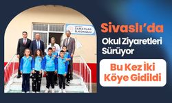 Sivaslı’da Okul Ziyaretleri Sürüyor, Bu Kez İki Köye Gidildi