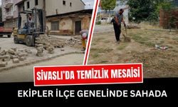 Sivaslı’da Temizlik Mesaisi: Ekipler İlçe Genelinde Sahada