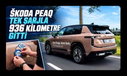 Škoda’nın Dev Elektrikli SUV’u Peaq Tek Şarjla 936 Kilometre Gitti