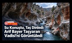 Su Konuştu, Taş Dinledi: Arif Bayer Taşyaran Vadisi’ni Görüntüledi