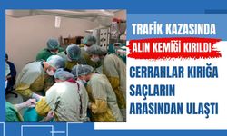 Trafik Kazasında Alın Kemiği Kırıldı, Cerrahlar Kırığa Saçların Arasından Ulaştı