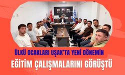 Ülkü Ocakları Uşak’ta Yeni Dönemin Eğitim Çalışmalarını Görüştü