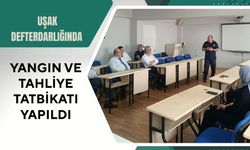 Uşak Defterdarlığında Yangın ve Tahliye Tatbikatı Yapıldı