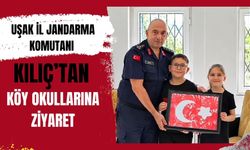 Uşak İl Jandarma Komutanı Kılıç’tan Köy Okullarına Ziyaret