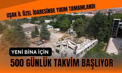 Uşak İl Özel İdaresinde Yıkım Tamamlandı, Yeni Bina İçin 500 Günlük Takvim Başlıyor