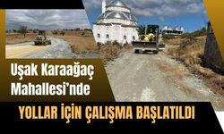 Uşak Karaağaç Mahallesi’nde Yollar İçin Çalışma Başlatıldı