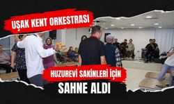 Uşak Kent Orkestrası Huzurevi Sakinleri İçin Sahne Aldı