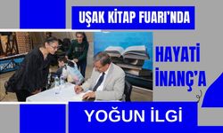 Uşak Kitap Fuarı’nda Hayati İnanç’a Yoğun İlgi