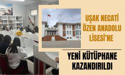 Uşak Necati Özen Anadolu Lisesi’ne Yeni Kütüphane Kazandırıldı
