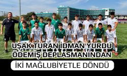 Uşak Turan İdman Yurdu Ödemiş Deplasmanından İki Mağlubiyetle Döndü