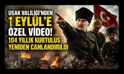 Uşak Valiliği’nden 1 Eylül’e Özel Video! 104 Yıllık Kurtuluş Yeniden Canlandırıldı