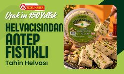 Uşak’ın 150 Yıllık Helvacısından Antep Fıstıklı Tahin Helvası