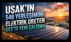 Uşak’ın 546 Yerleşimine Elektrik Üreten GES’te Yeni Çalışma