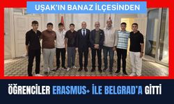 Uşak’ın Banaz İlçesinden Öğrenciler Erasmus+ İle Belgrad’a Gitti
