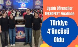 Uşaklı Öğrenciler TEKNOFEST Finalinde Türkiye 4’üncüsü Oldu