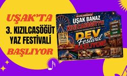 Uşak’ta 3. Kızılcasöğüt Yaz Festivali Başlıyor