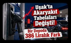Uşak’ta Akaryakıt Tabelaları Değişti! Bir Depoda 386 Liralık Fark