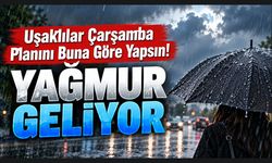 Uşak’ta Hava Bir Anda Değişecek! Çarşamba İçin Yağmur Uyarısı