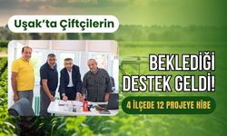 Uşak’ta Çiftçilerin Beklediği Destek Geldi! 4 İlçede 12 Projeye Hibe