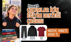 Uşak’ta Çocuklar İçin Eğitim Desteği Çağrısı, Hediye Paketi 1000 TL