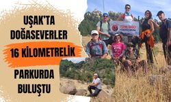 Uşak’ta Doğaseverler 16 Kilometrelik Parkurda Buluştu