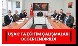 Uşak’ta Eğitim Çalışmaları Değerlendirildi: İl Müdürü Yücel Birim Yöneticileriyle Toplandı