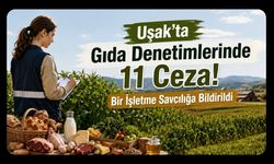 Uşak’ta Gıda Denetimlerinde 11 Ceza! Bir İşletme Savcılığa Bildirildi