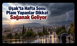Uşak’ta Hafta Sonu Planı Yapanlar Dikkat! Sağanak Geliyor
