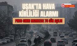 Uşak’ta Hava Kirliliği Alarmı: PM10 Sınırı Merkezde 75 Gün Aşıldı