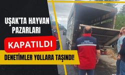 Uşak’ta Hayvan Pazarları Kapatıldı, Denetimler Yollara Taşındı! Araçlar Tek Tek Kontrol Ediliyor