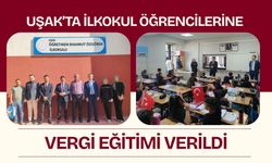 Uşak’ta İlkokul Öğrencilerine Vergi Eğitimi Verildi