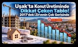 Uşak’ta Konut Üretiminde Dikkat Çeken Tablo! 2017’deki Zirvenin Çok Gerisinde