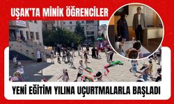 Uşak’ta Minik Öğrenciler Yeni Eğitim Yılına Uçurtmalarla Başladı
